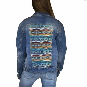 Lularoe Jean Jacket Womens Plus 2X Harvey Jacket